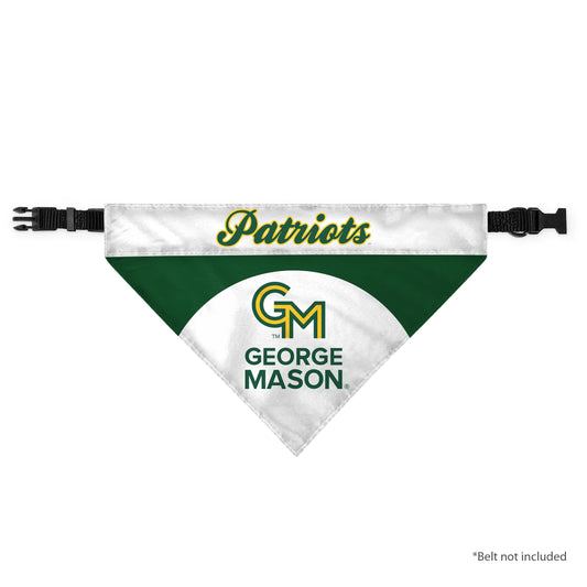 AGAS George Mason GMU University Patriots Bandana for Small/Medium Pets