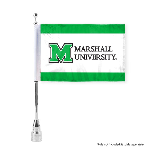 Marshall University Motorcycle Flag 6 x 9 inch