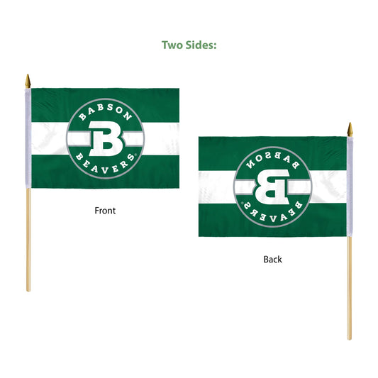 Babson College Stick Flag 12 x 18 inch