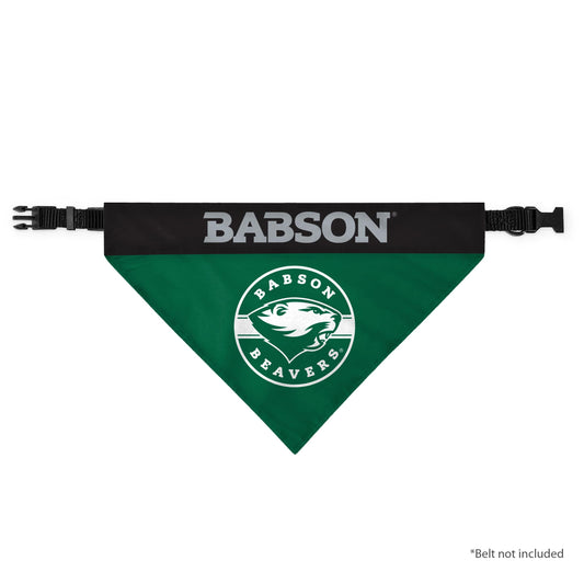 Babson College Pet Bandana 14.75 x 9.5 inch