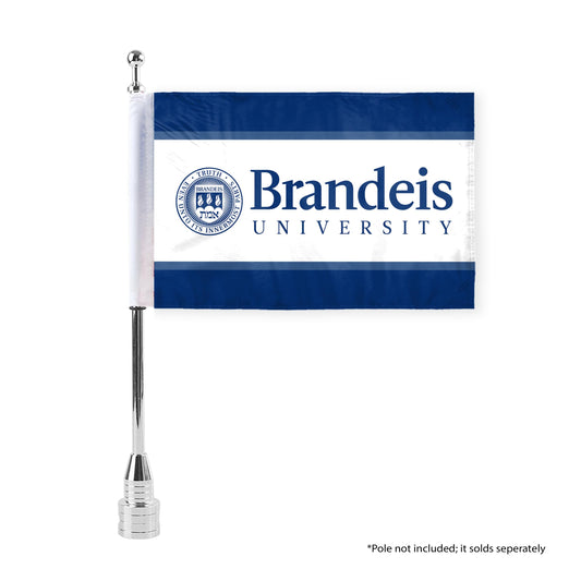 Brandeis University Motorcycle Flag 6 x 9 inch