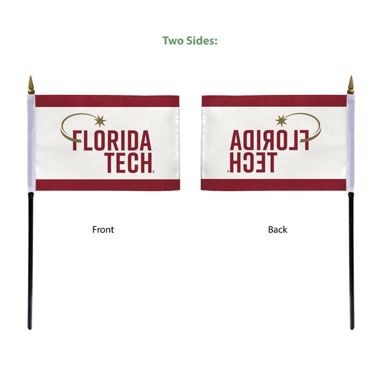 Florida Institute of Technology Stick Flag 4 x 6 inch