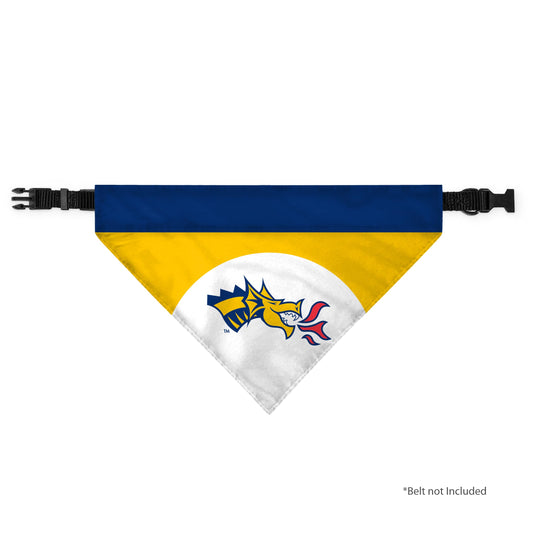 AGAS Drexel University Pet Bandana 9.75 x 6.5 inch – Single Sided Printed Polyester Dragons Mascot Logo Design – Officially Licensed Drexel Dragons Pet Bandana