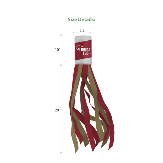 Florida Institute of Technology Windsock 30 x 5.5 inch