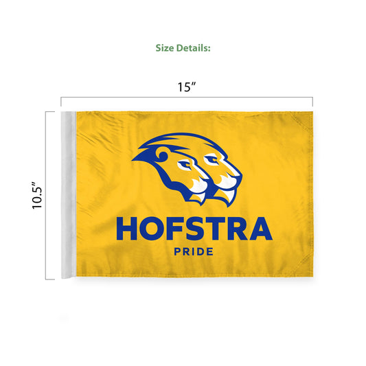 Hofstra University Premium Car Flag 10.5 x 15 inch