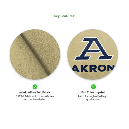 University of Akron Felt Pennant 9 x 24 inch