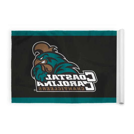AGAS Coastal Carolina CCU College flag Golf with Tube Inserted 6x8 inch, Waterproof Heavy-Duty 200D Nylon, for Backyard Practice Putting Green, Golf Courses, Country Club