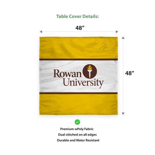 Rowan University Table Cover 48 x 48 inch