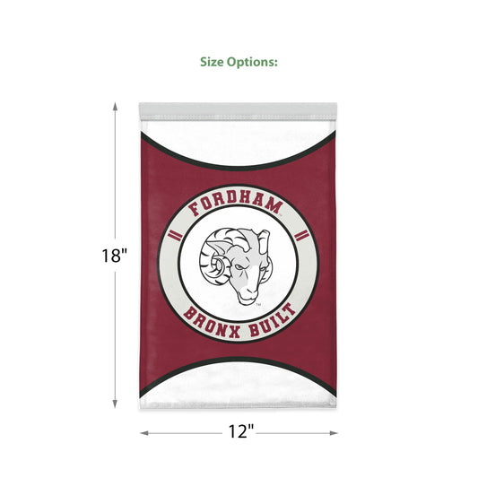 AGAS Fordham University Garden Flag 12 x 18 inch – Single Sided Printed Polyester Fordham Rams Flag Bronx Built Design – Official NCAA Product – Fordham University Outdoor Flag with Canvas Sleeve and Reinforced Stitching No Pole Included
