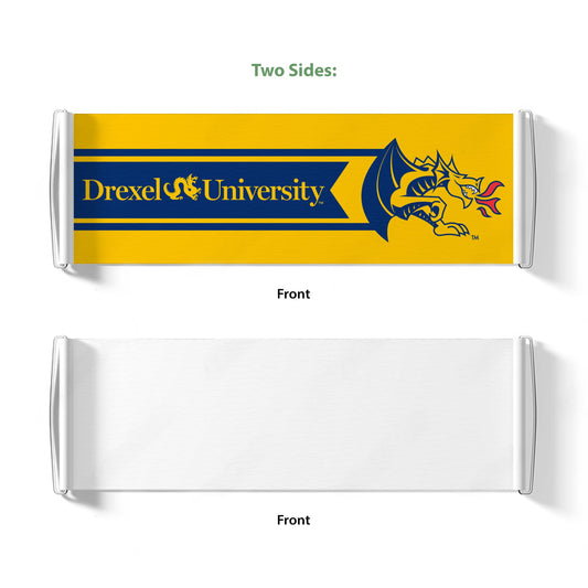 AGAS Drexel DU University Retractable Scroll Banner - Dragons Rolla Banner