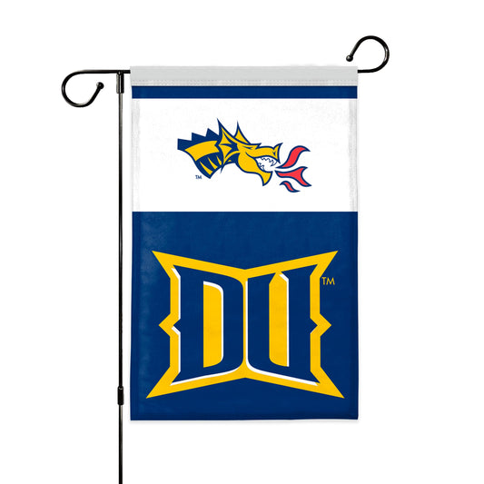 AGAS Drexel DU University Yard Flag – 18 x 12 inch, For Outdoor Display and Events Single-Sided Polyester NCAA Licensed - With Flagpole
