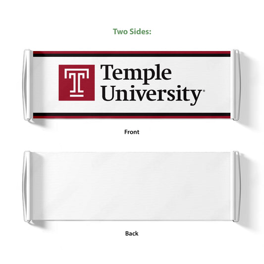 AGAS Temple University - Scroll Banner - 9.5" x 27.5"