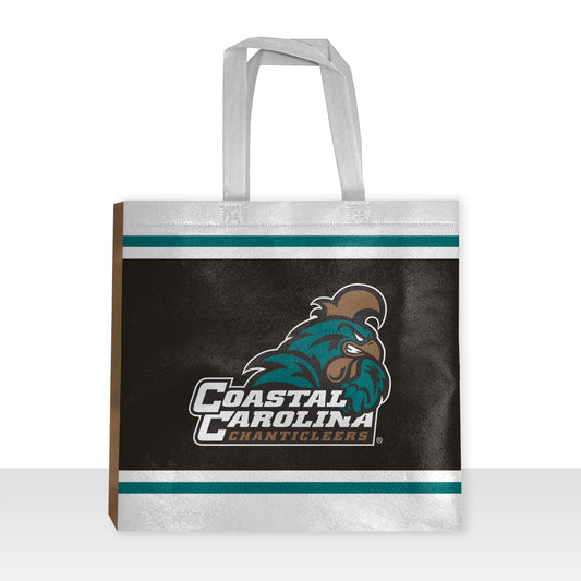 AGAS Coastal Carolina CCU University Tote Bag, Non Woven Fabric, 14"x14"