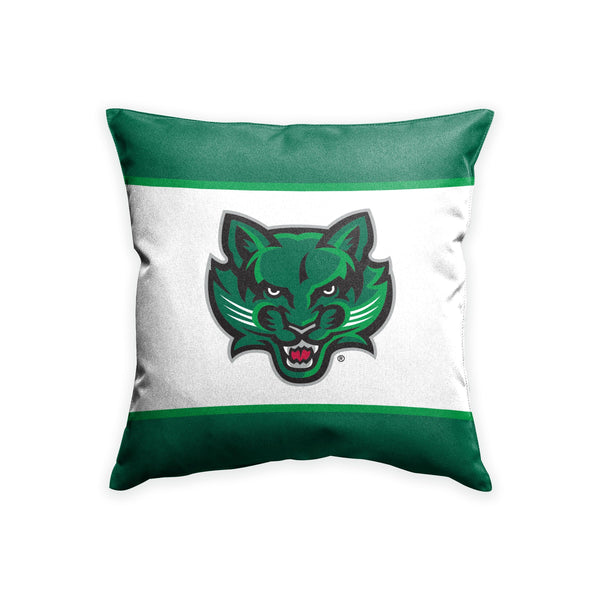 AGAS Binghamton University Cushion Cover 18 x 18 inch – Printed Spun Polyester Bearcats Mascot Design – Official NCAA Binghamton Bearcats Product – Pillow Cover with 16 inch Zipper Closure