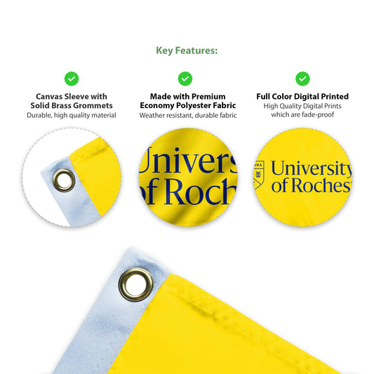 University of Rochester Flag 3 x 5 ft