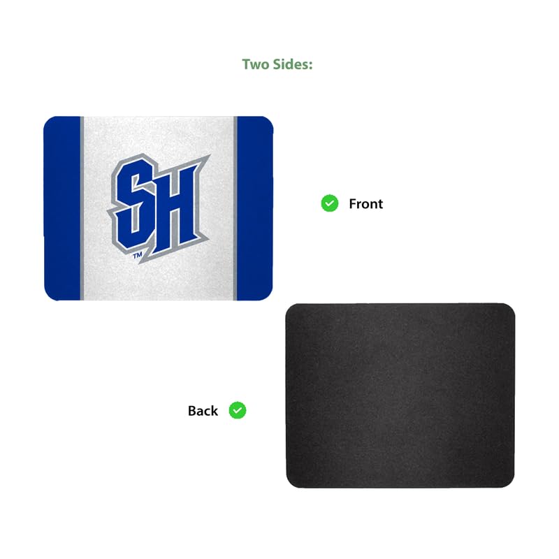 AGAS Seton Hall University Mouse Pad 8 x 7 inch – Single Sided Printed Neoprene SH Logo Design – Official NCAA SHU Product – Mouse Pad with Non Slip Rubber Base and Heat Cut Edges