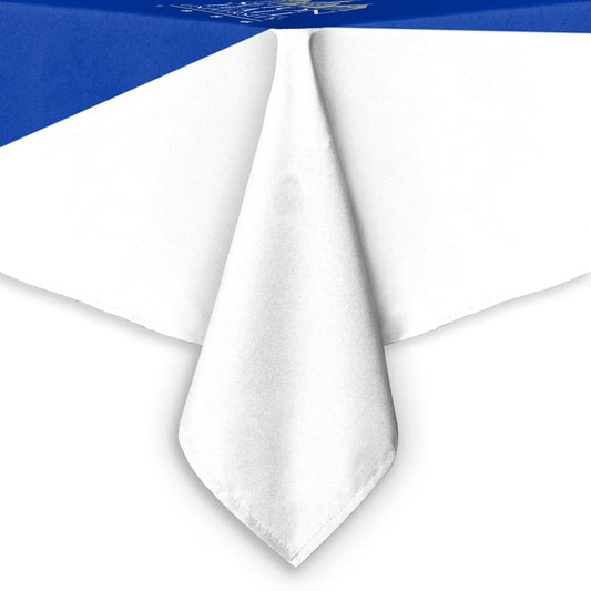 AGAS Seton Hall University Table Cover 48 x 48 inch – Single Sided Printed Wrap Knitted Polyester Seton Hall University Building Design – Official NCAA SHU Product – Square Table Cover