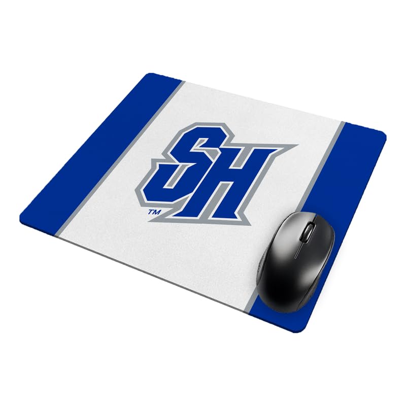 AGAS Seton Hall University Mouse Pad 8 x 7 inch – Single Sided Printed Neoprene SH Logo Design – Official NCAA SHU Product – Mouse Pad with Non Slip Rubber Base and Heat Cut Edges