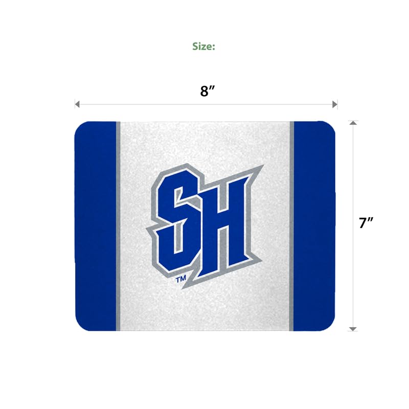 AGAS Seton Hall University Mouse Pad 8 x 7 inch – Single Sided Printed Neoprene SH Logo Design – Official NCAA SHU Product – Mouse Pad with Non Slip Rubber Base and Heat Cut Edges