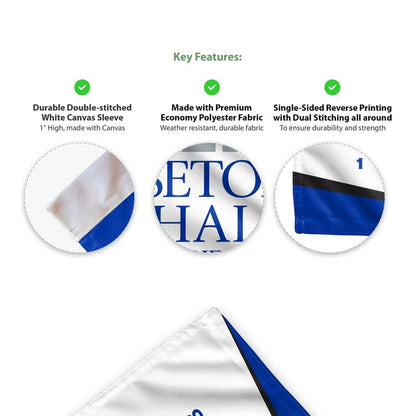 AGAS Seton Hall University Garden Flag 12 x 18 inch – Single Sided Printed Polyester Seton Hall Pirates – Official NCAA SHU Product – Outdoor Display with Canvas Sleeve and Reinforced Stitching No Pole Included