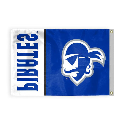 AGAS Seton Hall University Flag 4 x 6 ft – Single Sided Printed Nylon Seton Hall Pirates – Official NCAA SHU Product – Outdoor Display with Canvas Header, Brass Grommets and Reinforced Stitched Edges
