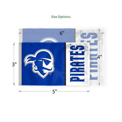 AGAS Seton Hall University Flag 4 x 6 ft – Single Sided Printed Nylon Seton Hall Pirates – Official NCAA SHU Product – Outdoor Display with Canvas Header, Brass Grommets and Reinforced Stitched Edges