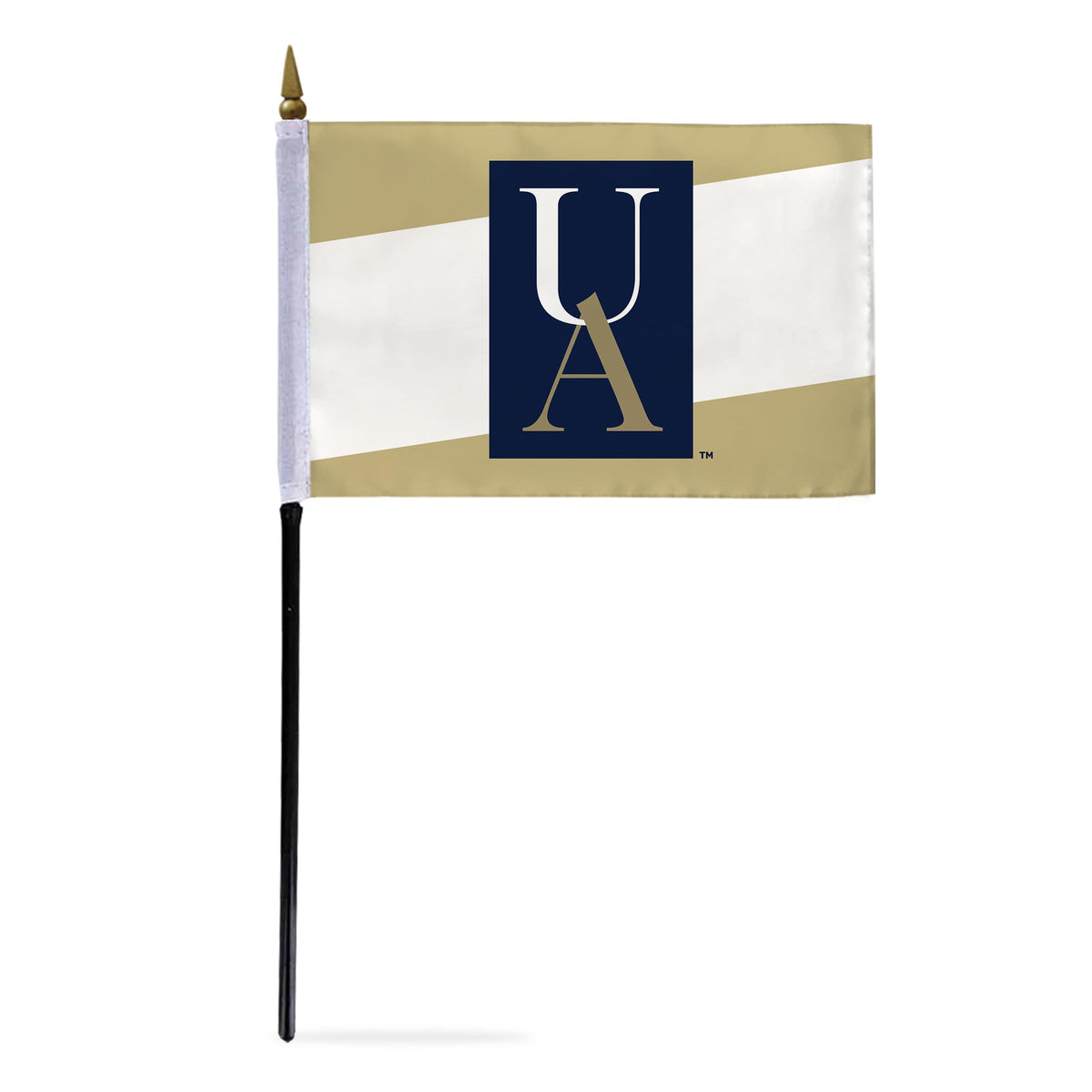 University of Akron Stick Flag 4 x 6 inch