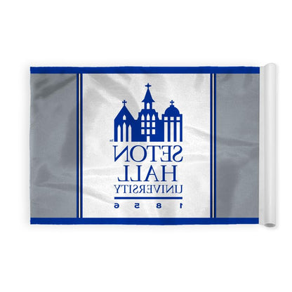 AGAS Seton Hall University Golf Flag 6 x 8 inch – Single Sided Printed Nylon Seton Hall University Wordmark Design – Official NCAA SHU Product – Golf Display with Plastic Tube Insert and Reinforced Stitched Edges