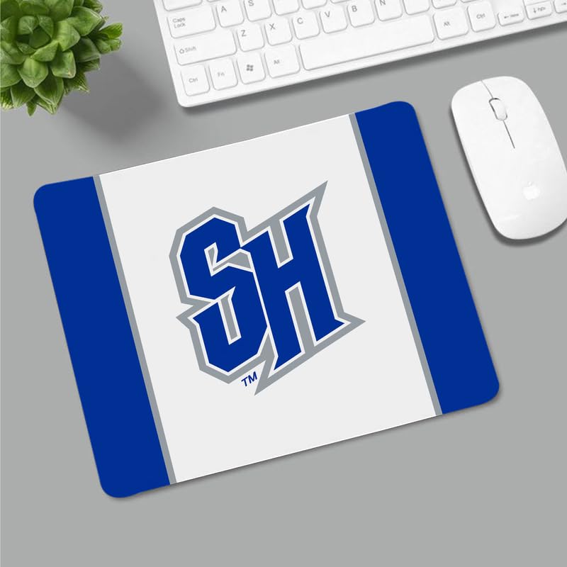 AGAS Seton Hall University Mouse Pad 8 x 7 inch – Single Sided Printed Neoprene SH Logo Design – Official NCAA SHU Product – Mouse Pad with Non Slip Rubber Base and Heat Cut Edges