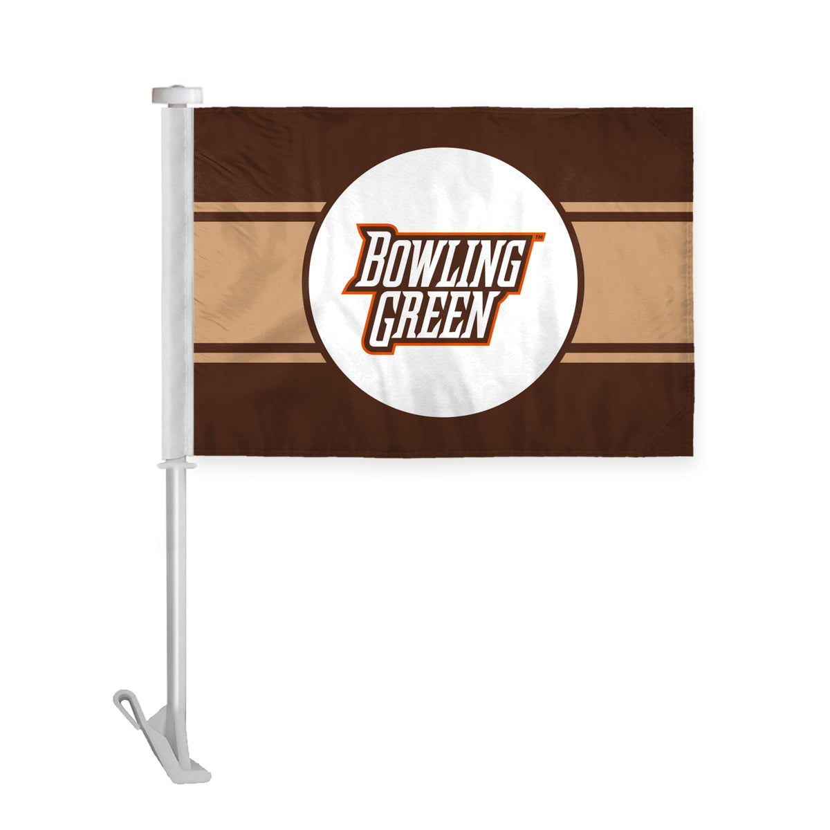 Bowling Green State University Premium Car Flag 10.5 x 15 inch