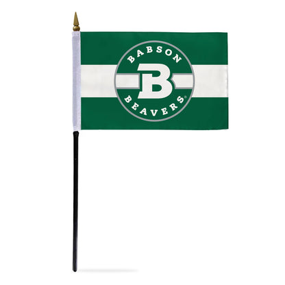 Babson College Stick Flag 4 x 6 inch