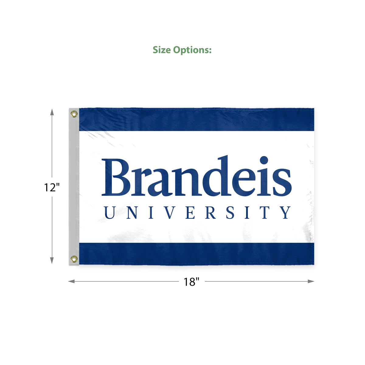 Brandeis University Flag 12 x 18 inch