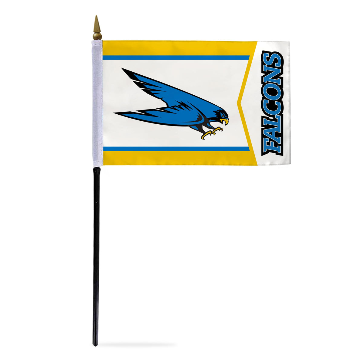 Bentley University Stick Flag 4 x 6 inch