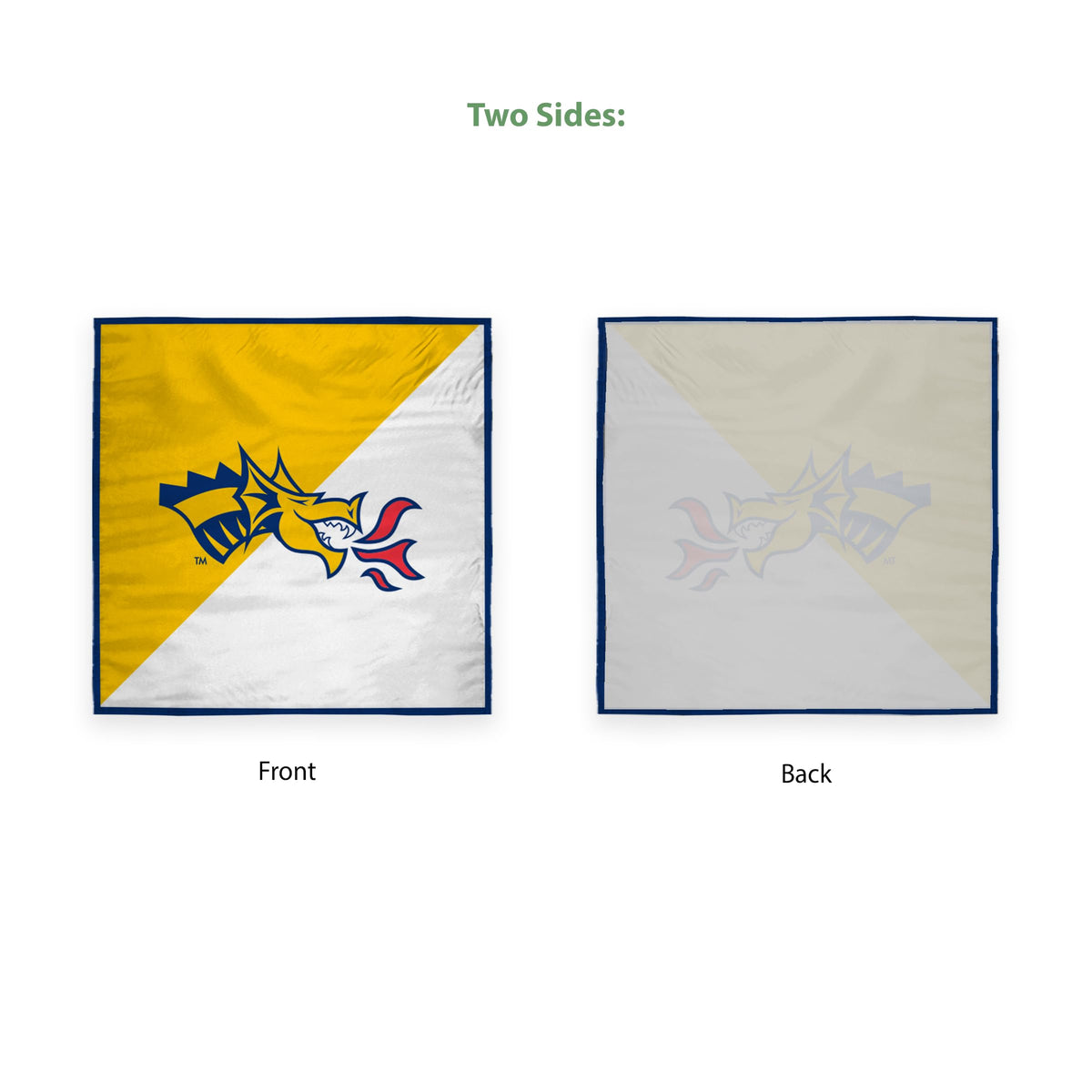 A.G.A.S Manufacturing Group Drexel DU University Tablecover, 48in. Wide x 48in. Long, Polyester, Party Supplies, Dragons Tablecloth for Graduation, Football Tailgating, and Birthday Party Decorations