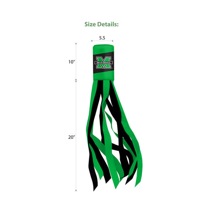 Marshall University Windsock 30 x 5.5 inch