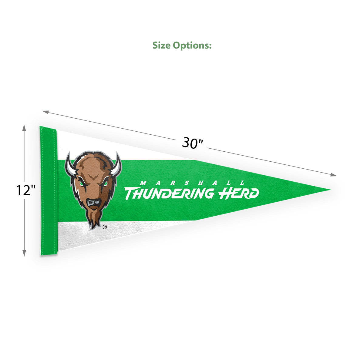 Marshall University Felt Pennant 12 x 30 inch