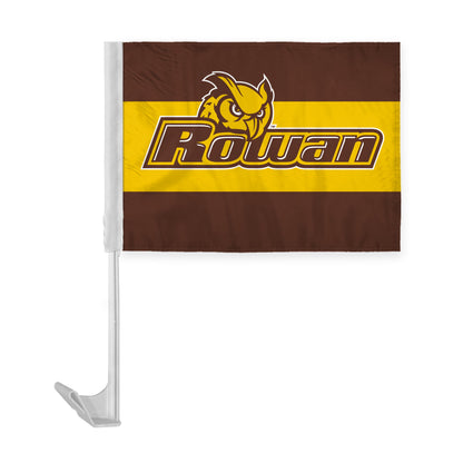 Rowan University Economy Car Flag 12 x 16 inch