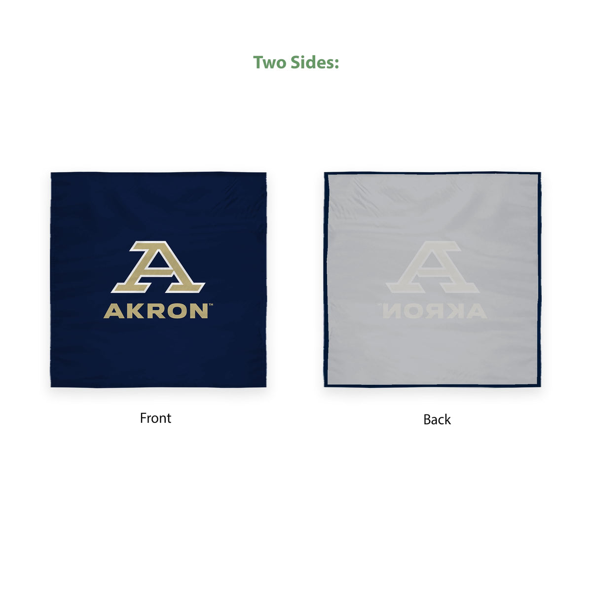 University of Akron Table Cover 48 x 48 inch