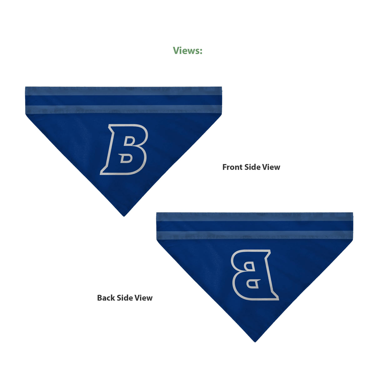 Brandeis University Pet Bandana 9.75 x 6.5 inch