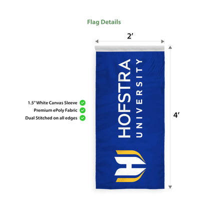 Hofstra University Vertical Banner 2 x 4 ft