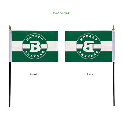 Babson College Stick Flag 4 x 6 inch