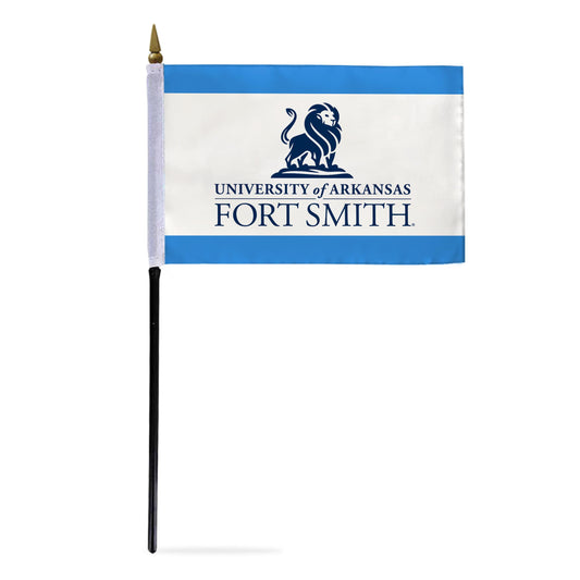 University of Arkansas Fort Smith Stick Flag 4 x 6 inch