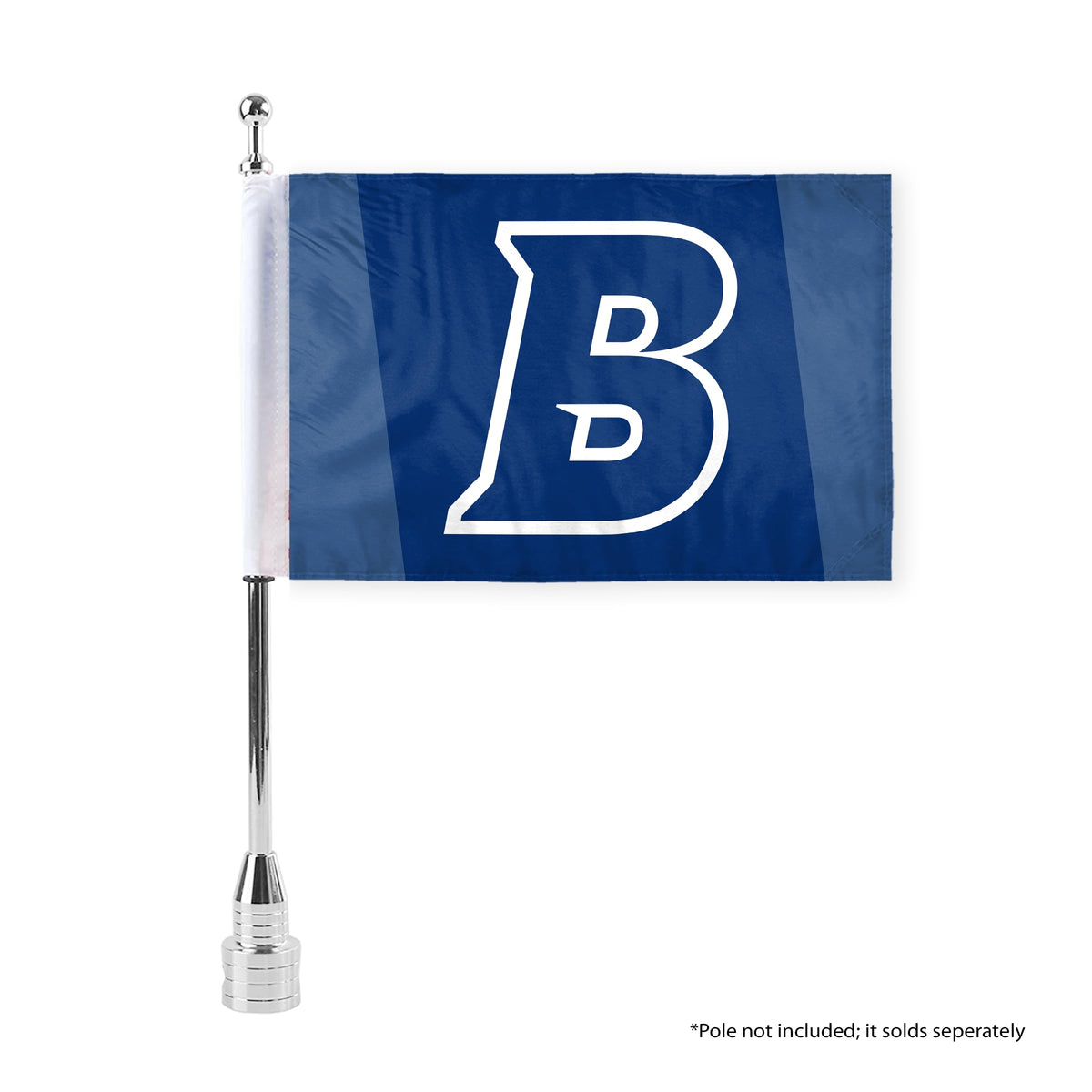 Brandeis University Motorcycle Flag 6 x 9 inch