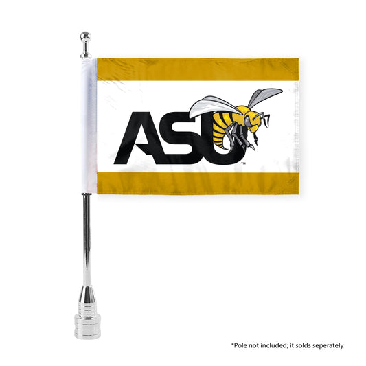 Alabama State University Motorcycle Flag 6 x 9 inch