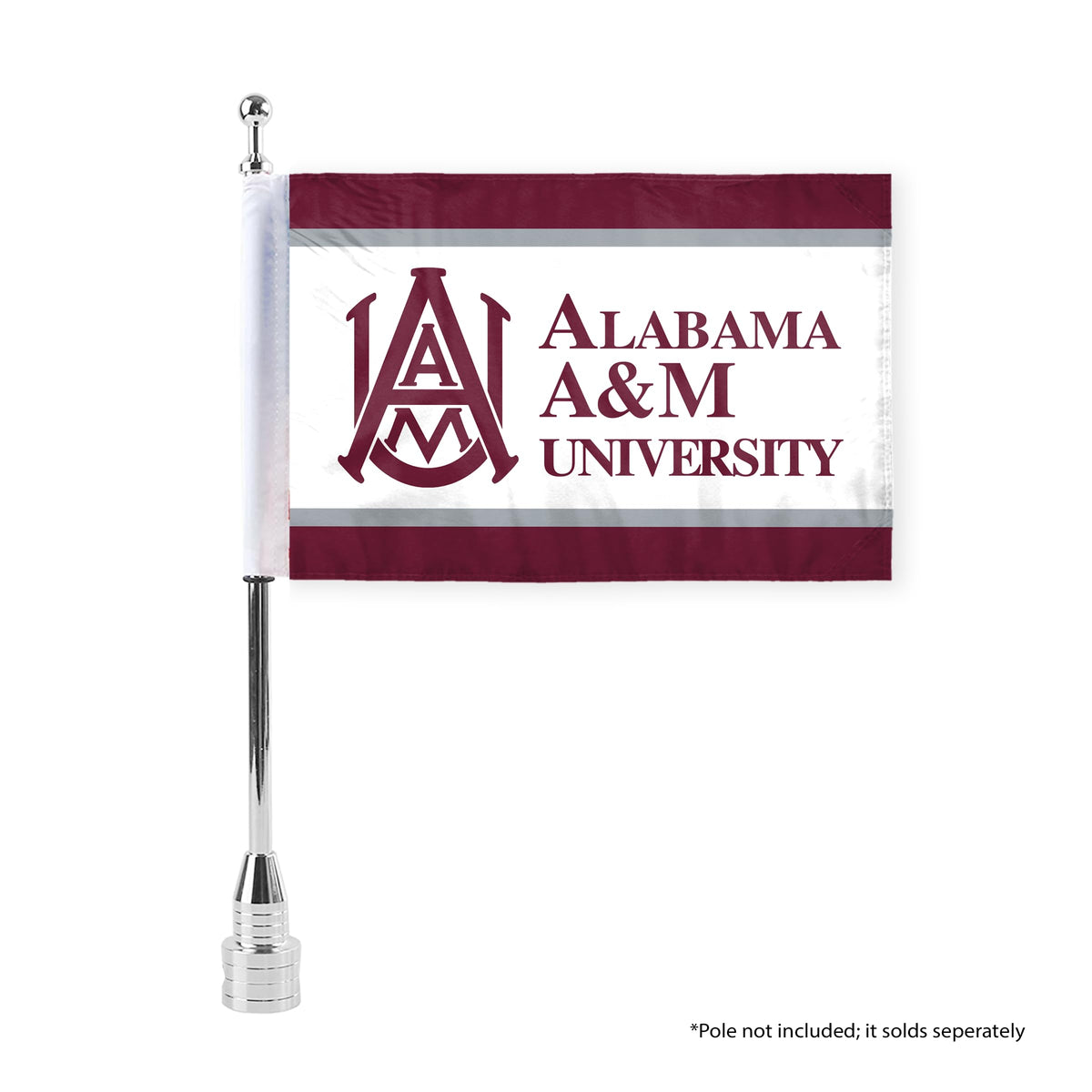 Alabama A&M University Motorcycle Flag 6 x 9 inch