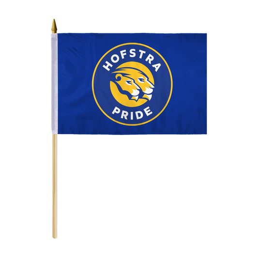 Hofstra University Stick Flag 12 x 18 inch
