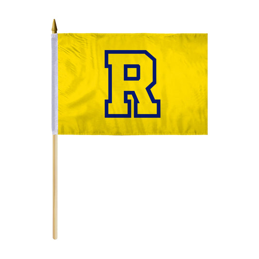University of Rochester Stick Flag 12 x 18 inch