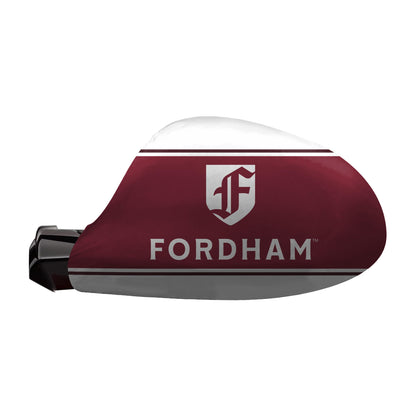 AGAS Fordham University Car Mirror Cover 11.8 x 9.5 inch – Single Sided Printed Spandex Polyester Fordham Rams Mirror Cover with F Logo – Official NCAA Product – Fordham University Side Mirror Cover with Elastic Cord, Cord Lock and Double Stitching
