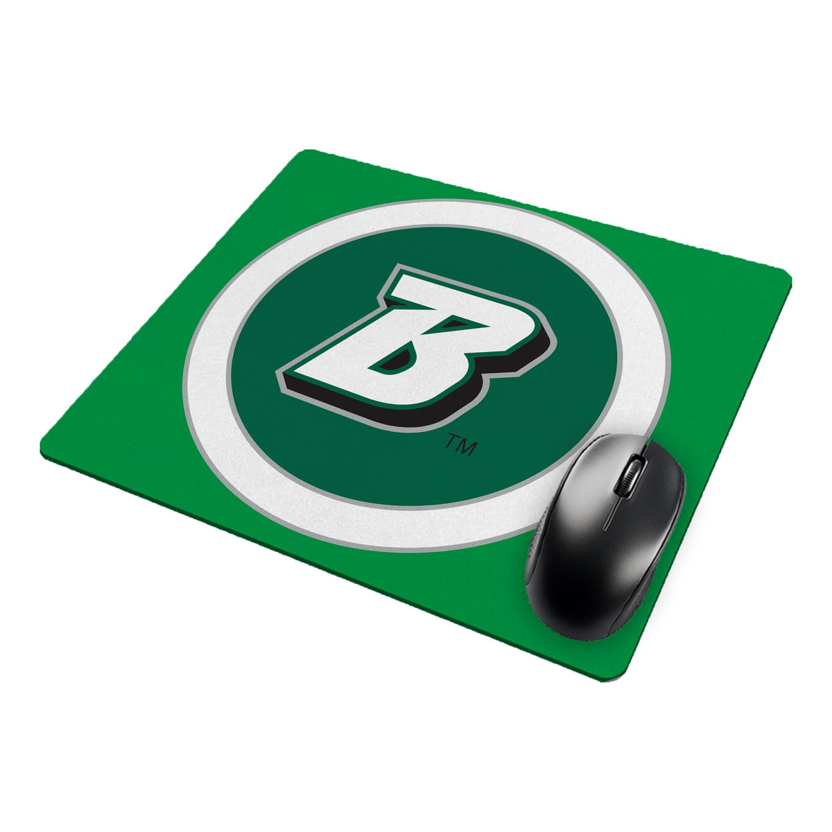 AGAS Binghamton University Mouse Pad 8 x 7 inch – Single Sided Printed Neoprene Block B Logo Design – Official NCAA Binghamton Bearcats Product – Mouse Pad with Non Slip Rubber Base and Heat Cut Edges