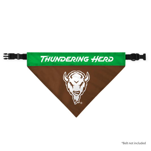 Marshall University Pet Bandana 14.75 x 9.5 inch